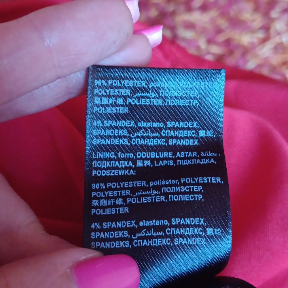 Bebe Red Ruched Dress with Cut-Out - Picture 4 of 5